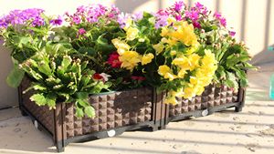 Venta Directa de Fábrica de Artículos de Jardinería: Macetas/<span class=keywords><strong>Jardineras</strong></span> Modulares Cuadradas de Plástico PP <span class=keywords><strong>para</strong></span> Exteriores. - Product Image 3