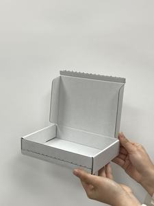 Cajas de envío de avión reciclables de cartón ecológico del fabricante para tarro de botella de vidrio frágil con buzón de inserción de espuma - Product Image 6