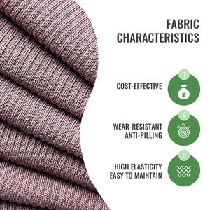 Tela de Rayón Acanalada con Spandex, Tejido de Rayón Acanalado con Rayas Teñidas, Textil Duradero para el Hogar, para Tapicería - Product Image 2