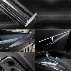 3D 4D Carbon Fiber Vinyl Auto Wrap Sheet Roll Film Auto Stickers En Stickers Waterdicht Motorfiets Sticker Styling Diy