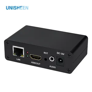 H.265 H.264 USB IP כדי HDMI וידאו הזרמת מפענח HD IP מצלמה מפענח עבור פענוח HTTP RTSP RTMP UDP HLS