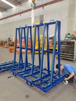 SANDE Hot Sale Doppelseitig Ein Rahmen Transport wagen für Display Lager regal