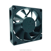 Ventilateur axial à roulement à billes YOFOLON DC7020B12H 12V/24V 70x70x20mm, personnalisable ODM pour la ventilation et l'évacuation des chaleur du boîtier d'ordinateur et du processeur