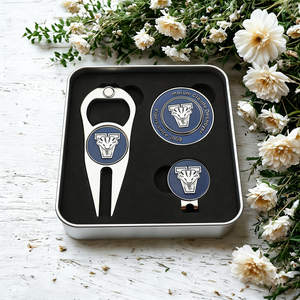 Set de Regalo de Golf de Primera Calidad, Herramienta para Reparar el Césped con Grabado Profesional, Logotipo Personalizado, Ficha de Póker de Golf, Marcador de Pelota de Lujo Personalizado - Product Image 3