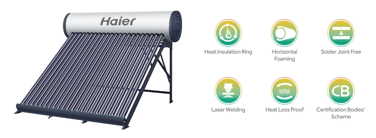 Haier Solar Water Heater Technology Indiamart Haier Solar Water