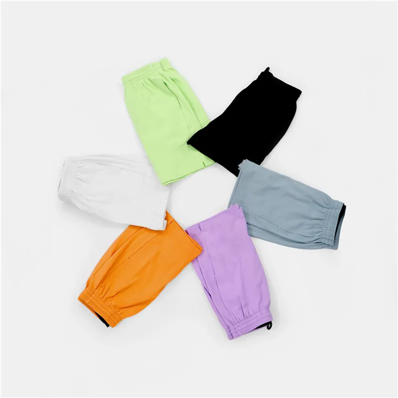 Pastel Color Wholesale Custom Logo Men Shorts Summer Cotton Shorts