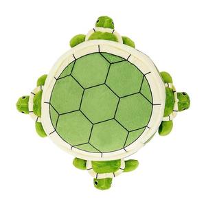 Jouet pour chien Eek Squeaky Puzzle interactif Jouet pour chiot en peluche Tortue (coquille + 5 tortues)-Jouet à mâcher pour animaux de compagnie - Product Image 1