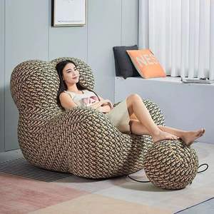 Chaise pouf à support zéro pression avec <span class=keywords><strong>contour</strong></span> complet du corps, siège anti-stress pour dortoir et coin <span class=keywords><strong>de</strong></span> lecture confortable - Product Image 2