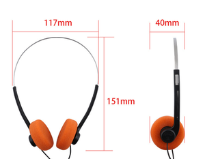 <span class=keywords><strong>Cuffie</strong></span> Monouso per Ospedale con Interfaccia da 3,5mm e Copertura Auricolare per Pazienti al Letto, Prodotte dalla Fabbrica Vicsound in Cina - Product Image 3