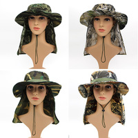 Cappelli da Caccia Invernali Camouflage Caldi con Luci LED e Alette, Personalizzabili, Arancione Fluorescente, per Caccia alle Anatre