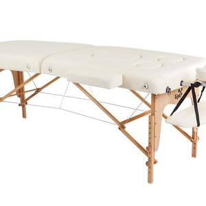 Lit de physiothérapie portable Kanglu, lit de beauté pliable en bois pour les soins de santé et l'utilisation en salle de sport, pliage mécanique applicable - Product Image 1