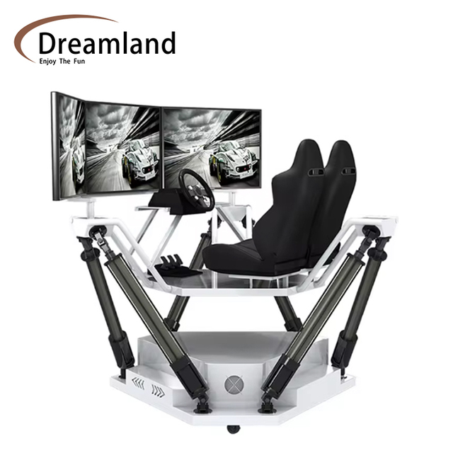 Dreamland 3 SCREEN VR Racing Car Video Game Machine Stimulate 6dof F1 Simulator Car Games