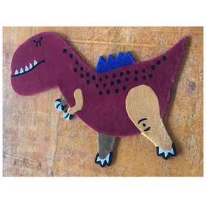 Nimal-alfombras con diseño de dinosaurio de dibujos animados, alfombras acrílicas hechas a mano con logotipo personalizado - Product Image 1