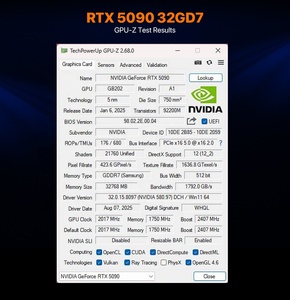 Carte graphique originale Geforce Rtx 5090 5090D 5080 5070Ti 5060Ti 5070 4090 4080 Super 4070 4060 Ti, chipset haute performance 5 nm - Product Image 1