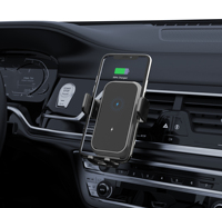 Chargeur de voiture sans fil universel à induction automatique 15W avec capteur intelligent, QC3.0 5V/1A, pour support de téléphone Z Flip, directement de l'usine