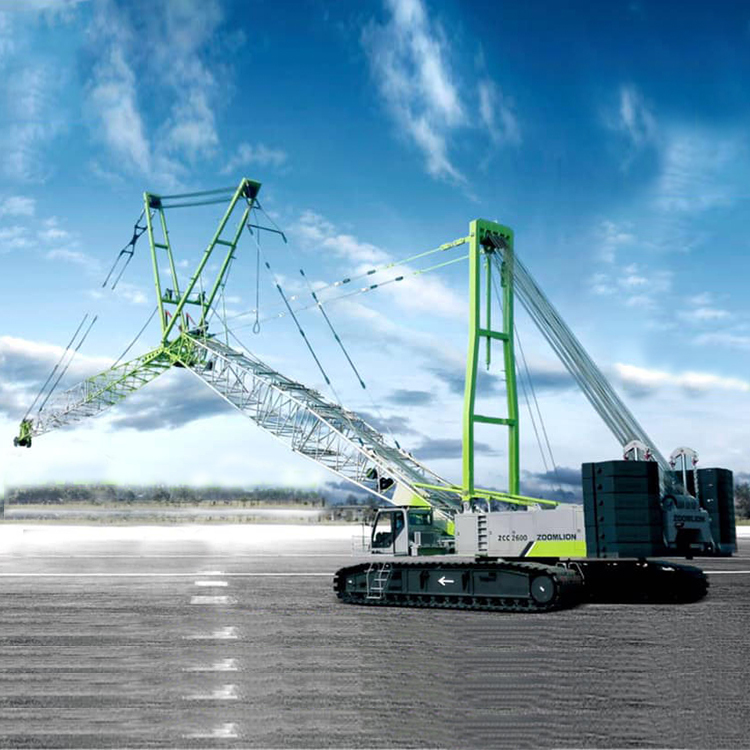Zoomlion ZCC2600 260T Crawler Crane - Reliable Lifting Power