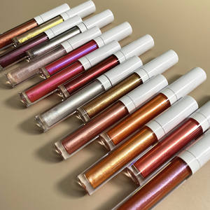 Lápiz Labial Líquido en Tubo de Plástico Natural Nude de Marca Privada Más Vendido, Brillo Labial Líquido de Alta Pigmentación a Prueba de Agua para el Uso Diario - Product Image 2