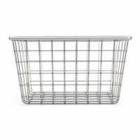 Panier de rangement rectangulaire à ventouse pour la salle de bain, utilisé pour organiser et ranger les objets