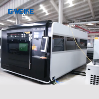 Machine de découpe laser à fibre numérique IA 3 axes haute précision G.WEIKE LF3015GA 4000W à refroidissement par eau pour tôles métalliques