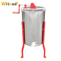 Extracteur de miel manuel Witbee 3 cadres en acier inoxydable sans soudure, centrifugeuse à force centrifuge, facile à utiliser 1