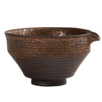 Ensemble de thé matcha de style japonais MINGSHUO modèle 1817, bol en céramique, fouet et brosse en bambou pour la cérémonie du thé