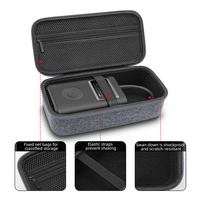 Gonfleur de pneu de voiture Portable étui de transport EVA étui de voyage pour pompe de gonflage compresseur d'air 1S/2 pompe organisateur sac de rangement