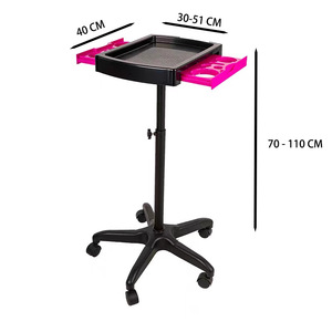 Carrito Profesional <span class=keywords><strong>de</strong></span> Salón con Ruedas para Extensiones <span class=keywords><strong>de</strong></span> Cabello, Carrito <span class=keywords><strong>de</strong></span> Herramientas Móvil para Estilistas, para Peluquerías y Salones - Product Image 5