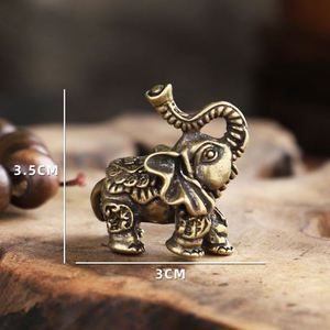 Creative <b>Elephant</b> Ornaments Antique Metal Solid Animal Statue Handicraft Tea Pet Home Office Desktop <b>Decoration</b> - Product Image 6