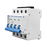 Interruptor automático miniatura (MCB) de corriente continua TOMZN 4P DC 1000V, 3A 6A 10A 16A 20A 25A 32A 40A 50A 63A para sistema solar fotovoltaico.