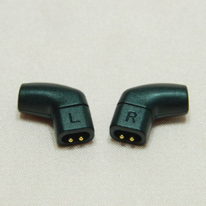 Conector de auriculares de ángulo chapado en oro de 0,75 MM, 2 pines para <span class=keywords><strong>KZ</strong></span>-<span class=keywords><strong>ZS6</strong></span> ZST ZS10 ZSR ZSN AS16 para QDC - Product Image 2