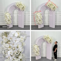 DKB Grosir Bunga Artifisial Putih untuk Latar Belakang Pernikahan, Photo Booth, Bridal Shower, Ulang Tahun, dan Dekorasi Acara Perusahaan
