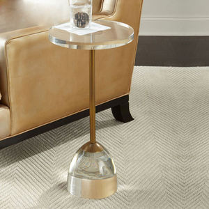 أثاث غرفة المعيشة, أثاث غرفة المعيشة الفاخرة ديكور دائري صغير عصري منخفض واضح الاكريليك القهوة صغيرة الجانب أكسنت الجدول - Product Image 4