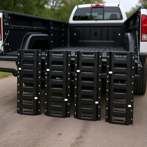 Paquete de 4 Rieles de Sujeción E Track de 1.3 Pies, Color Negro, para Asegurar Carga en la Plataforma de Camiones - Product Image 2