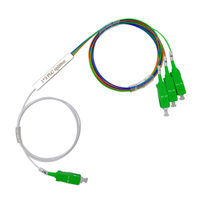FTTH <span class=keywords><strong>Mini</strong></span> 1x3 Bloque Menos PLC Divisor SC <span class=keywords><strong>APC</strong></span> 1x3 Fibra Óptica <span class=keywords><strong>Mini</strong></span> PLC Divisor Tipo de tubo de acero con conector SC <span class=keywords><strong>APC</strong></span> - Product Image 3