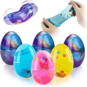 Kit personalizzato soffice per bambini stellato per lo stucco all'uovo Slime esperienza visiva tattile per alleviare lo Stress del giocattolo di pasqua Stuffers età 5 + - Product Image 4