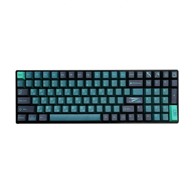 Personalized GMK Terror Below Keycaps Cherry Profile 129 Keys PBT DYE-SUB Keycap for MX Switch Mechanical Keyboard