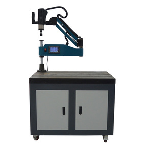 <span class=keywords><strong>Machine</strong></span> à bras taraudeur électrique en fonte personnalisable de haute qualité M3--16 avec tête universelle CNC support de robinet Standard ISO UNC - Product Image 3