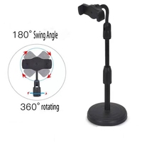 Support universel rotatif à 360 degrés de haute qualité, support de bureau réglable, pour téléphone Portable, pour la diffusion en direct