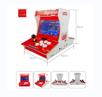 Mini borne d'arcade avec 2199 jeux intégrés pour le divertissement familial et domestique