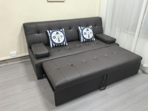 Sofá cama funcional de 3 plazas, sofá moderno con reposabrazos, sofá convertible para habitación de invitados, muebles para sala de estar - Product Image 5