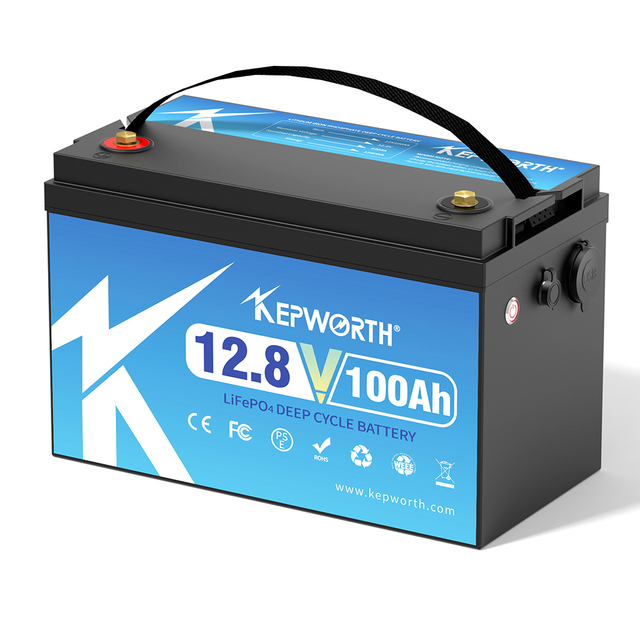 Free Shipping EU Stock 12V 100Ah 120Ah 200Ah LiFePO4 Lithium Iron Phosphate Solar Energy Battery Built-in BMS for Camper Boat RV