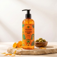 Shampoo à l'huile d'olive et au calendula 500 ml, marque privée, logo personnalisé, shampooing nourrissant naturel pour tous types de cheveux