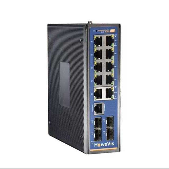 10+4 Ports 10 * 10/100/1000M 2 X2.5GBase-x SFP Fiber Port Full Gigabit Network Management Industrial POE Switch