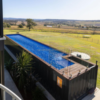 Conteneur piscine avec jacuzzi conteneur piscine 40 pieds conteneur piscine hôtel