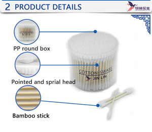 Paket Besar 300 Pcs Cotton Bud Dua Sisi Grosir untuk Penggunaan di Rumah/Perjalanan - Product Image 3