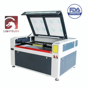 Well-made Easy To Use 1300 X 900 Wood Acrylic Cutter Double Laser Head Co2 Laser Engraver Cutter