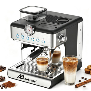 <span class=keywords><strong>Machine</strong></span> <span class=keywords><strong>à</strong></span> <span class=keywords><strong>café</strong></span> <span class=keywords><strong>expresso</strong></span> Anbolife <span class=keywords><strong>avec</strong></span> moulin intégré, <span class=keywords><strong>filtre</strong></span> 58 mm, 20 bars, 35 réglages de mouture, design haut de gamme, contrôle de la température, pour la maison <span class=keywords><strong>et</strong></span> le <span class=keywords><strong>café</strong></span> - Product Image 1