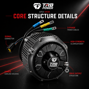 Kit di Aggiornamento Motore Elettrico TRB APEX CH30 72V 32KW per Moto Elettriche ad Alta Velocità <span class=keywords><strong>e</strong></span> Moto da Fuoristrada - Product Image 4