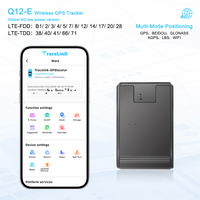 Traceur GPS pour véhicule Q12-E avec longue autonomie de la batterie, faible consommation d'énergie, 4G LTE Wifi, pour voiture, camion, flotte, suivi et surveillance en temps réel de la localisation