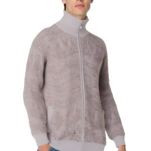 2025 Logo personnalisé Oem & Odm hiver mode Logo personnalisé hommes surdimensionné coton Jacquard motif pull en tricot ample pour hommes - Product Image 2